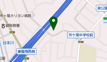 東急市ケ尾情報センターの地図画像