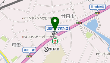 エミヘアファクトリーの地図画像