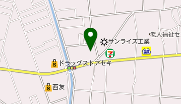 川柳工業(株)の地図画像