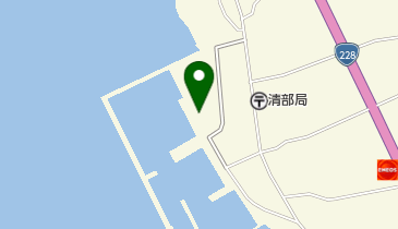 清部漁港水産物荷捌施設の地図画像
