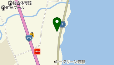 後志南部地区ヒラメ中間育成センターの地図画像