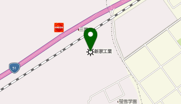新家工業(株)千葉工場の地図画像