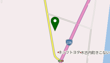 新星板金塗装工場の地図画像