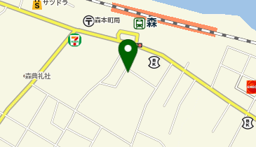 森町レンタカーセンター車庫の地図画像