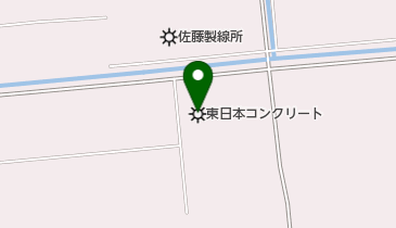 東日本コンクリート(株)亘理PC工場の地図画像