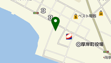 厚岸第一運輸(株)の地図画像