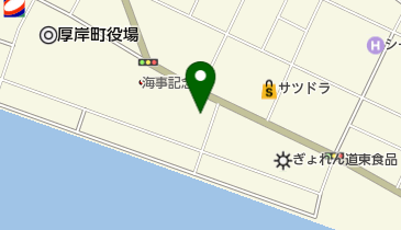 厚岸漁業協同組合倉庫の地図画像