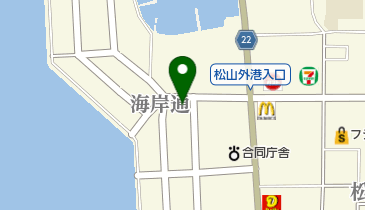 JA全農えひめ中予地区生産資材協同センターの地図画像