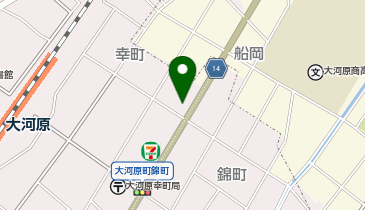 (有)島貫宅配センター大河原支店の地図画像