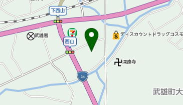 マンガ倉庫武雄店の地図画像