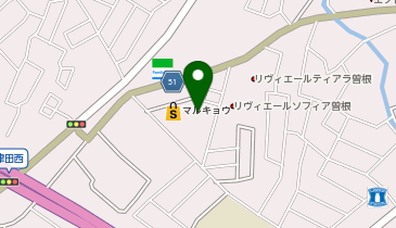 (株)石ア組倉庫の地図画像