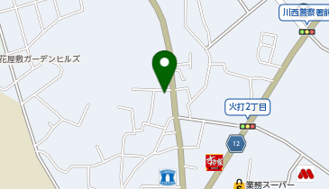 東田建設工業の地図画像