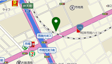 揚工業(株)市岡第二倉庫の地図画像