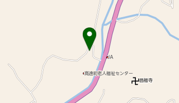 高遠町農産物加工施設の地図画像