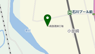 南部清掃工場の地図画像