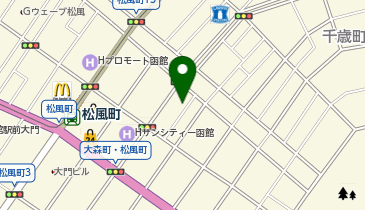 辨慶力餅大森町工場の地図画像