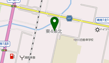 (株)北将工業の地図画像