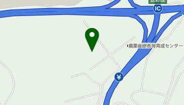 農業育成センターいちご園の地図画像