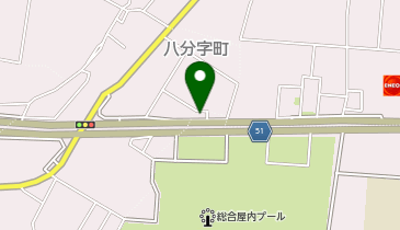 KCSセンター熊本アクアの地図画像