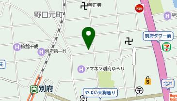 再生建築研究所別府分室の地図画像