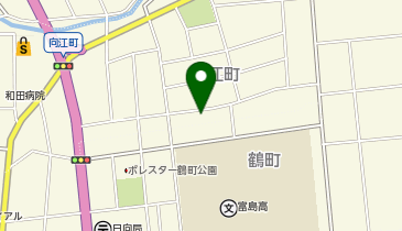 明治牛乳甲斐ミルクセンター日向の地図画像