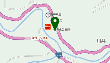 東豊永集落活動センター推進協議会の地図画像