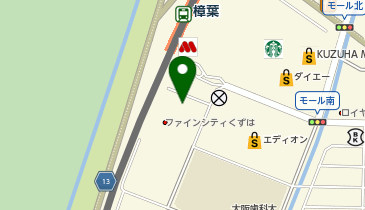 くずは駅南駐輪センターの地図画像