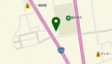 JA福井県大安寺58号倉庫の地図画像