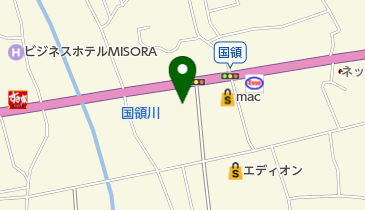 ハタダ国領工場の地図画像