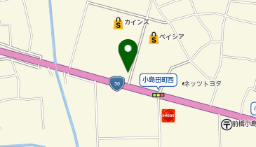 カットファクトリーカインズ前橋小島田店の地図画像