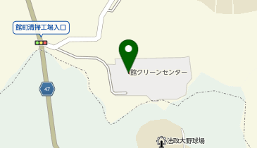 館清掃事業所の地図画像