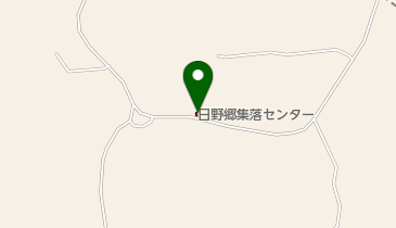 日野郷集落センターの地図画像
