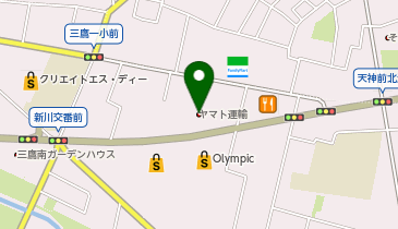 ヤマト運輸(株)三鷹東営業所の地図画像