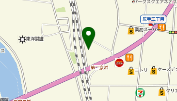 巴商事(株)第一横浜物流センターの地図画像