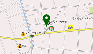 大田原製作所の地図画像