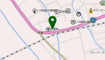 伊野松本自動車整備工場の地図画像