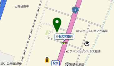 日西物流(株)の地図画像
