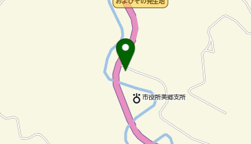 中央テレビ美郷センターの地図画像