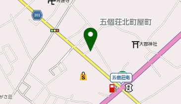 甲斐製作所の地図画像