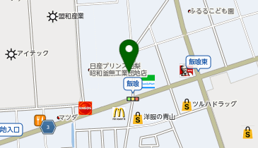 (株)長田工業の地図画像