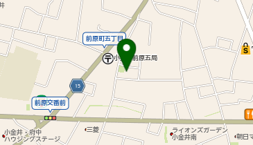 小金井市備蓄倉庫の地図画像