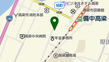 (有)高梁板金塗装工場の地図画像
