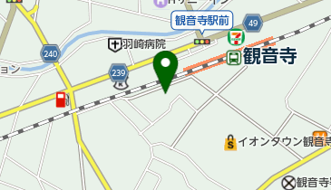 東方之光観音寺センターの地図画像