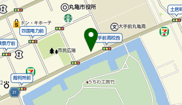 買取りセンターアップ丸亀城前店の地図画像