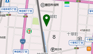 中部電力パワーグリッド(株)豊田支社の地図画像