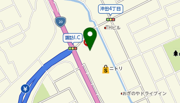 西濃運輸(株)諏訪支店の地図画像