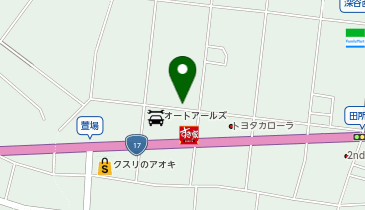 (有)風野自動車整備工場の地図画像