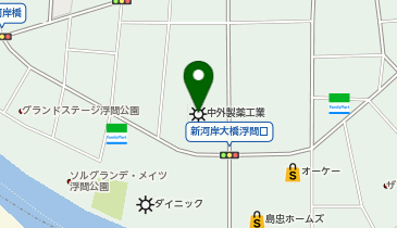 中外製薬工業(株)本社・浮間工場の地図画像