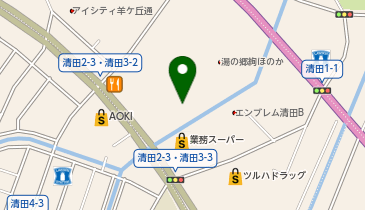 ロジスティード北日本(株)清田(営)清田物流センターの地図画像