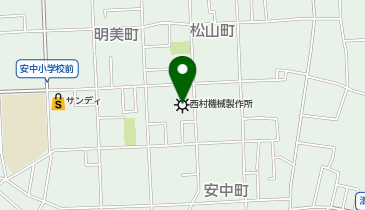 (株)西村機械製作所八尾工場の地図画像